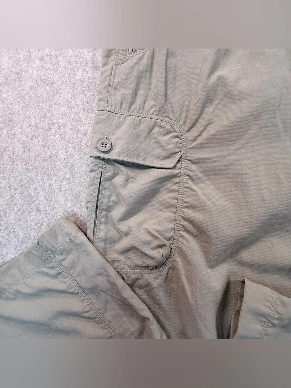The North Face Men's Tan Ripstop Cargo Utility/Hiking Pants Sz XL IS 34” c.2010
